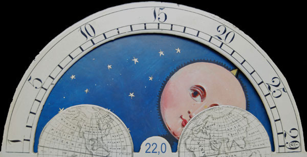 Moon clock phase