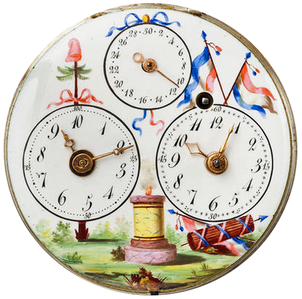 Dials and Symbols of the French revolution, The Republican Calendar and Decimal time. The Horological Foundation.