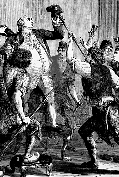 Mouchet and Louis XVI  1792