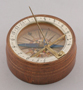 Wooden German sundial in original box