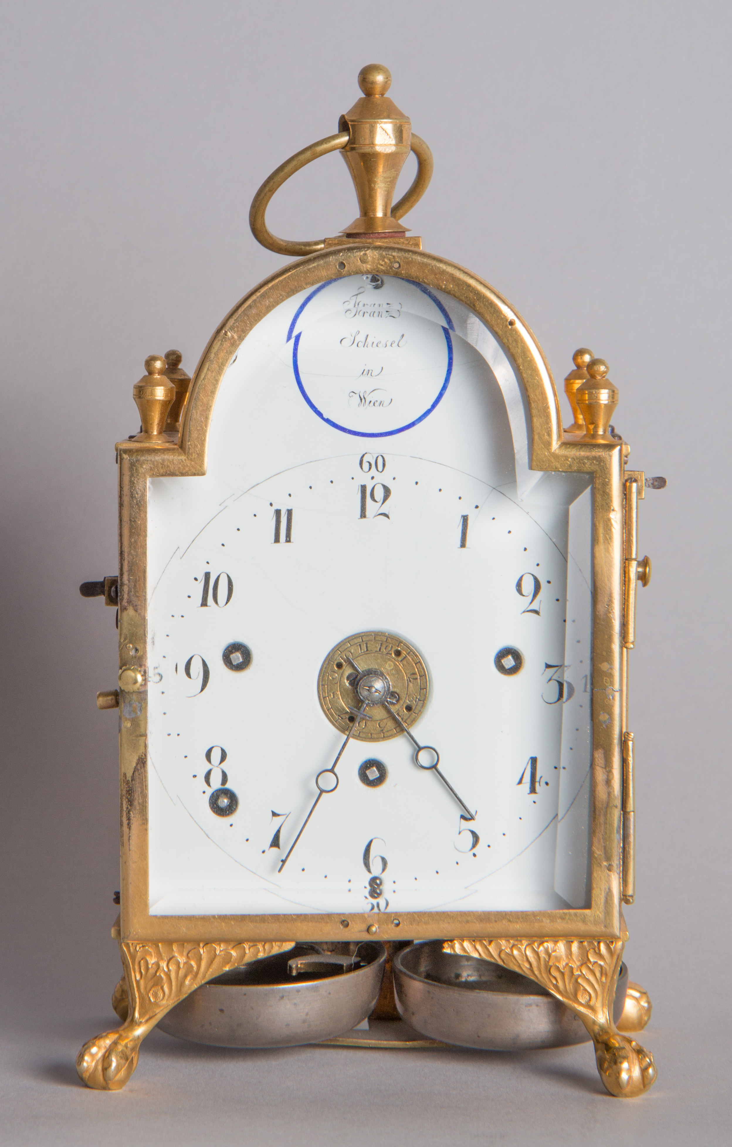 Carriage clock by Franz Schiesel, c. 1800.