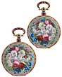 VAUCHER, FLEURIER, SWITZERLAND
Matching pocket watches, c. 1850Diameters: 58 mm. 