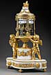 PARIS. Cercle-tournants table clock, c. 1785. Height: c. 43.5 cm.