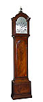 A vey fine long case clock, signed: