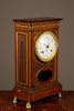 Swiss mahogany quarter striking repeating mantel clock, Robert, circa 1790