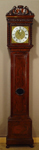 An important early Dutch walnut veneered and carved longcase clock,by Huijgens Amsterdam, circa 1690.
