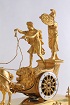 A VERY FINE EMPIRE ORMOLU CHARIOT MANTEL CLOCK, 
LE ROY, PARIS CIRCA 1815