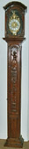 Mid 18c French lantern clock in oak case
