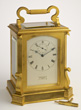 An antique English giant carriage clock, made c.1850.