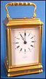 Drocourt - Paris, No. 6842. A fine gilt brass repeating Carriage Clock 