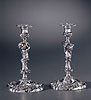 A fine pair of sterling silver candlesticks made by Ernst Sieber, London dated 1747

A fine pair of sterling silver candlesticks made by Ernst Sieber, London dated 1747

