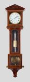 Small Laterndl clock with 14 days duration, c. 1830.
