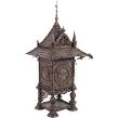 Very Nice and Decorative Wrought Iron Mental Clock, circa 1900