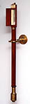 A fine marine stick barometer, signed: