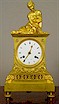 A rare French Empire ormolu mantel clock by Denière à Paris