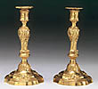 A pair of Louis XVcandlesticks