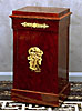 A superb Empire gilt bronze mounted mahogany toilette
