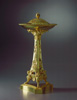 A very fine Empire gilt bronze brûle-parfum