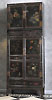 A magnificent pair of Imperial black lacquer cabinets and hat chests