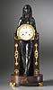 A very fine Empire gilt and patinated bronze Pendule à L'Egyptienne