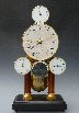 An important and fine multi dial skeleton clock in the style of Hubert Sarton, quarter strinkg, full calander, circa 1820-30.