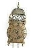 An early mini balance wheel Lantern Clock,  England circa 1660.