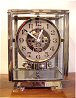 60. Nickel Atmos clock, J. L. Reutter, skeleton dial ,  6626,  France ca. 1930.