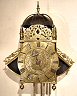An exclusive English brass wings lantern clock, Andrew Savory, London, ca.1690.   
