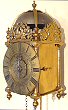 An alarm lantern clock by John Free. Oxford  ca. 1710. 