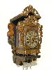 A rare small Dutch/ Frisian wall clock, so called 'stoelschippertje’, circa 1800.