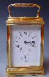 A gorge case French carriage clock with grande sonnerie, ca.1880.