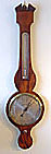 An English wheel barometer by G. Richard son, East Smithfield, ca. 1850.
