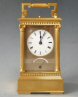 French carriage clock with Westminster striking mechanism, ca. 1880.
