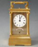 French carriage clock with Westminster striking mechanism, ca. 1880.