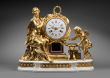 Robert Robin (1741-1799)
Case Attributed to Robert Osmond (1711-1789)
Important Chased and Gilt Bronze Mantel Clock
“Allegory of Knowledge”