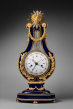 Exceptional Porcelain Lyre Mantel Clock from the Royal Sèvres Porcelain Manufactory
Paris, late Louis XVI period, circa 1785-1790
Height 62 cm; width 26 cm; depth 16 cm