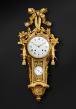 Rare Gilt Bronze Cartel with Barometer
Paris, Louis XVI period, circa 1775-85
Height 103 cm, width 43.5 cm