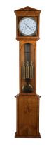 Longcase clock by Jacob Hitzinger with 6 months duration, c. 1830.
