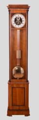 Longcase clock by Wenzel Balke with 6 months duration, c. 1845.