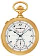 PATEK PHILIPPE & CIE GENEVA. Double-faced pocket watch, c. 1915. Diameter: 52 mm.