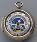 Hubert Junior a fine rare silver astronomical verge watch