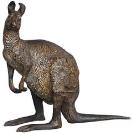 Attractive Kangaroo Vienna Bronze Signed 