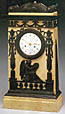 Large bronze and marble clock by Thomire
