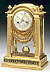 Gilt bronze table clock by Cachard
