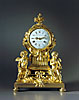 A very important Louis XVI gilt bronze mantle clock by Fursi Le Roux