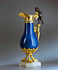 A wonderful lat Louis XVI gilt and patinated blue Porcelain ewer