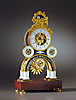 A superb and rare Directoire astronomical skeleton clock by G. Merlet