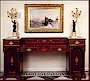 Sheraton mahogany inlaid cabinet