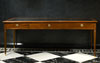 A fine Louis XVI oak-lined mahogany bureau plat