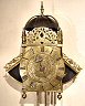 An exclusive English brass wings lantern clock, Andrew Savory, London, ca.1690.